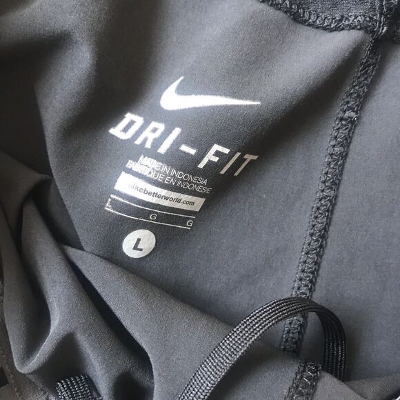 Nike OSU Oregon State Beavers Dri Fit Black Orange Football Shorts Mens L Large - Picture 2 of 12